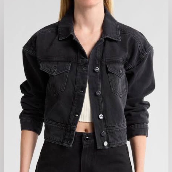 PAIGE Black Jean Jacket